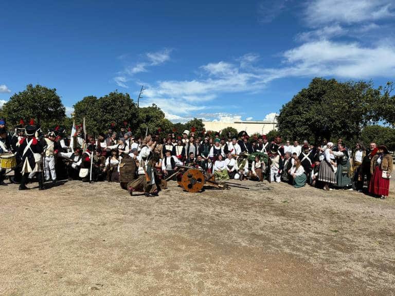 Castellón rinde homenaje a los héroes del 9 de marzo de 1810 con la recreación histórica de la batalla del Pont de Millars en su 215º aniversario
