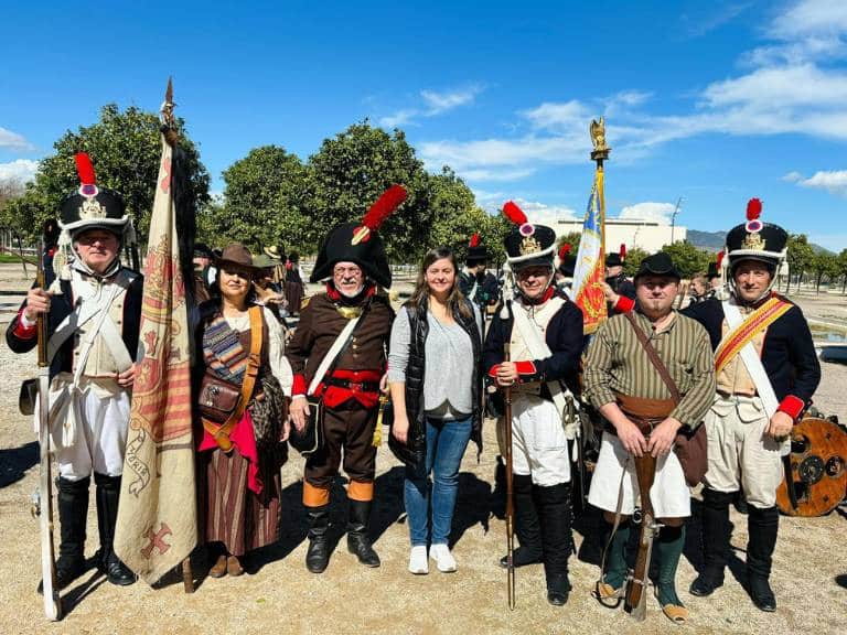 Castellón rinde homenaje a los héroes del 9 de marzo de 1810 con la recreación histórica de la batalla del Pont de Millars en su 215º aniversario