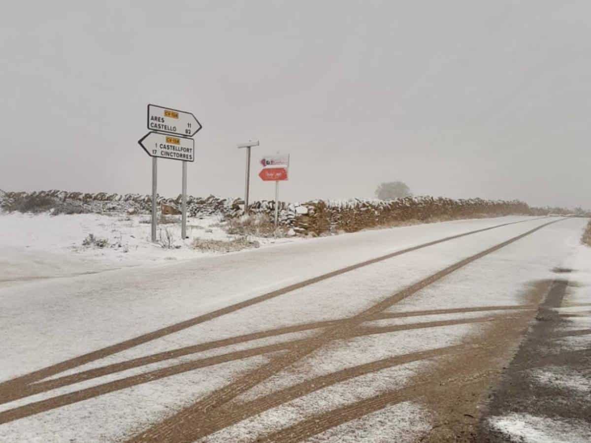 Emergencias activa en Castellón la Situación 0 por nevadas