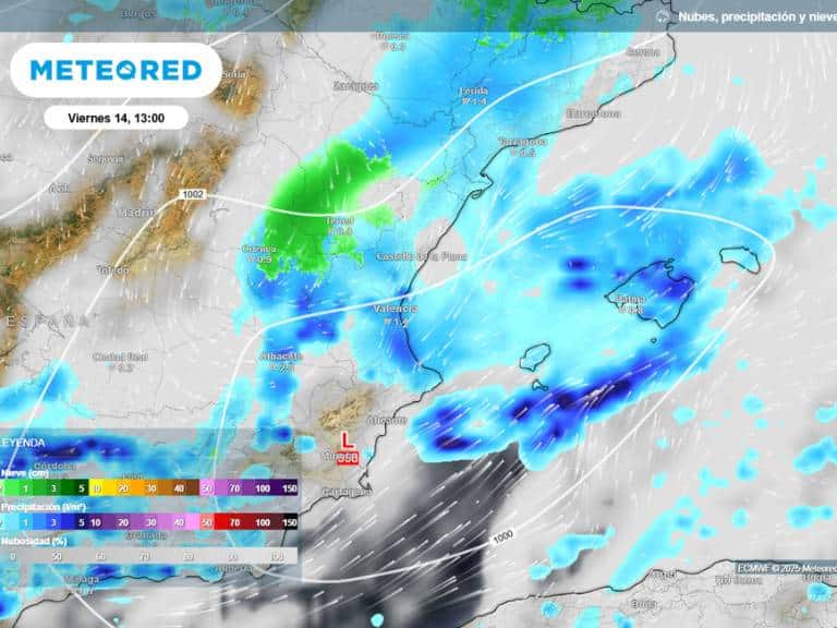 A partir del lunes, el panorama se complicará con la llegada de una nueva borrasca al suroeste peninsular, que traerá lluvias a gran parte del país.