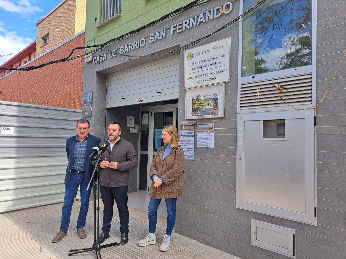 Vecinos de Sant Ferran en Vila-real piden mejoras urbanas y más actividades culturales