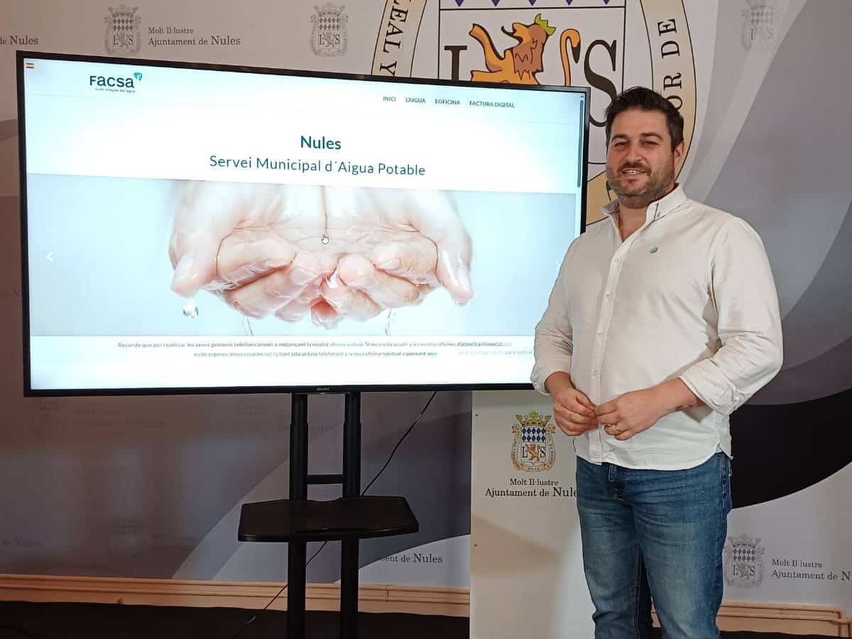 Nules lanza un portal para consultar la calidad del agua en tiempo real