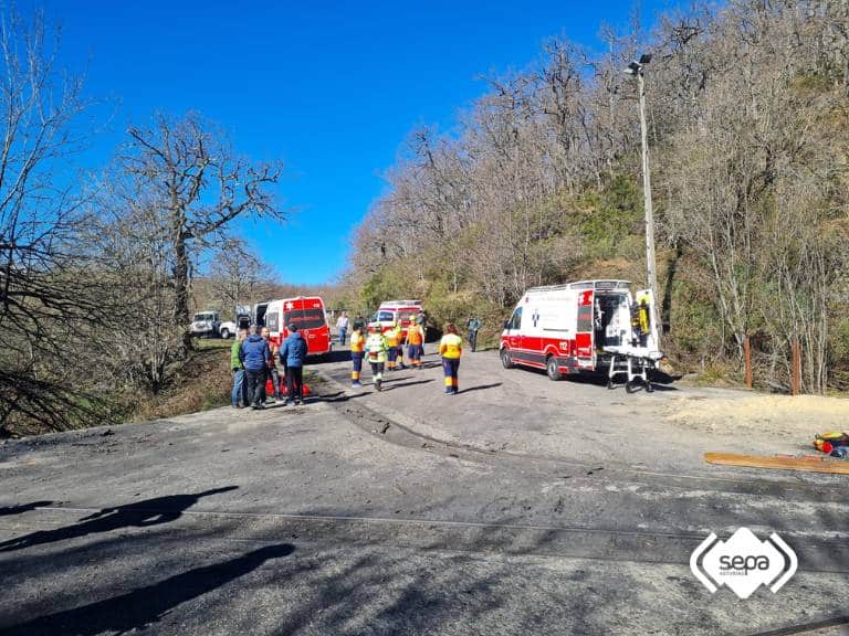Según confirma el SAMU en el accidente se han registrado cinco fallecidos y cuatro heridos