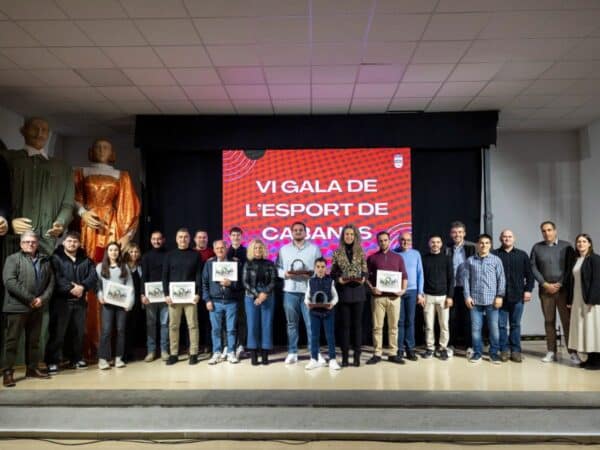 VI Gala de l’Esport de Cabanes: Un reconocimiento al talento deportivo local