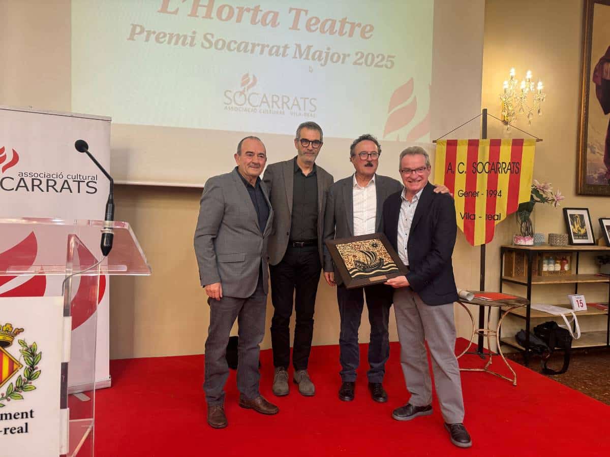 Vila-real celebra el lliurament del Premi Socarrat Major 2025 a L’Horta Teatre