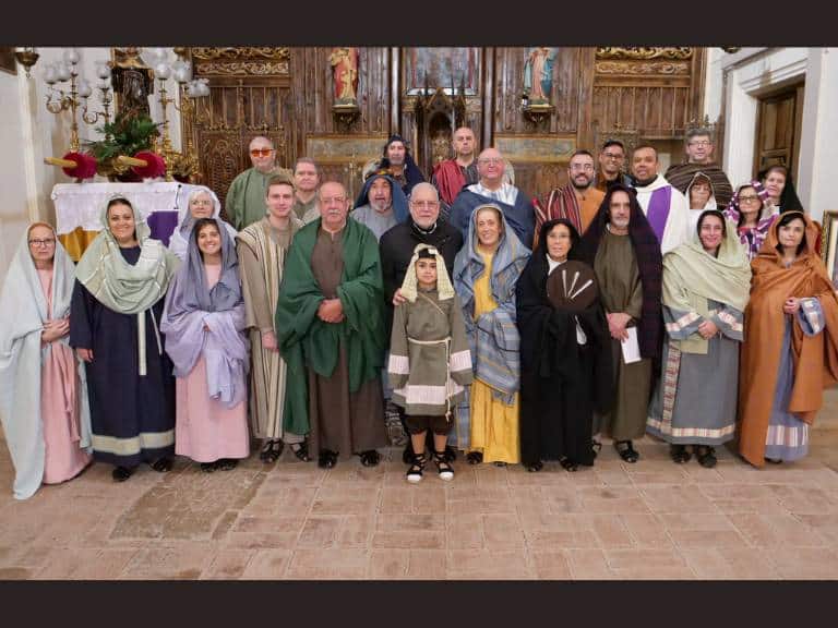 La Cofradía de la Purísima Sangre organizó la peregrinación a Torrehermosa, a la que asistieron unas 150 personas de Vila-real, Burriana, Les Alqueries y Alfondeguilla.
