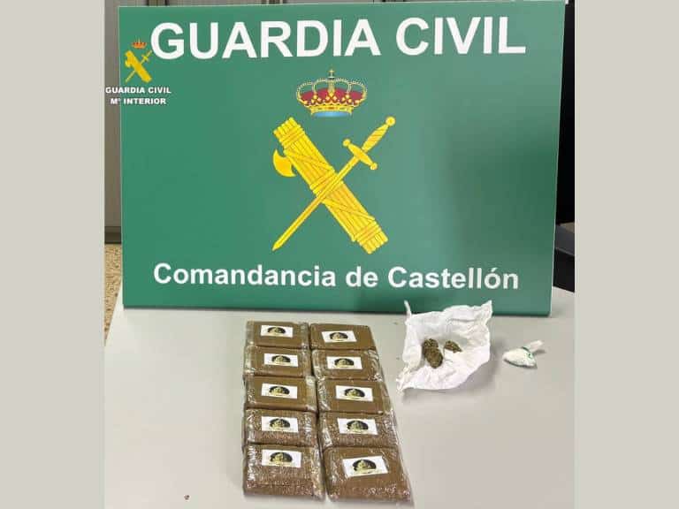 La actuación fue llevada a cabo por efectivos del Puesto de la Guardia Civil de Cabanes.