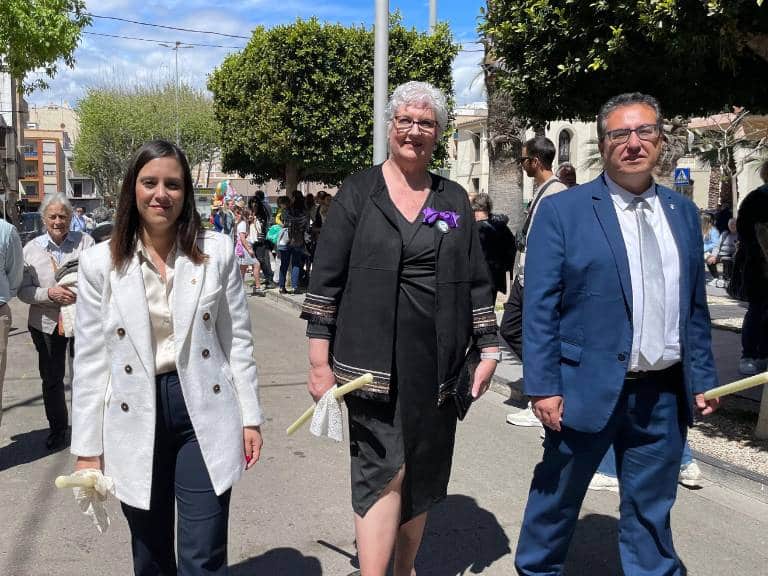 El distrito marítimo de Castellón ha celebrado con gran fervor la tradicional procesión del Encuentro, uno de los momentos más emblemáticos y arraigados de la Semana Santa castellonense.