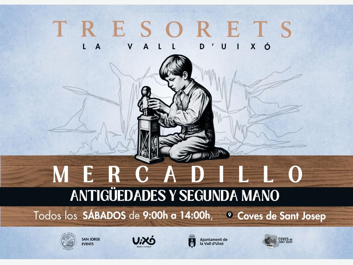 La Vall d’Uixó acoge “Tresorets”: Un mercado con historia, encanto y tesoros con alma