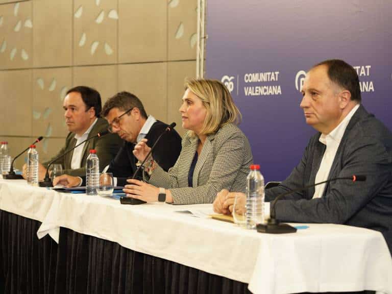 El PPCS muestra su apoyo a Carlos Mazón y a la estrategia del Consell para Castellón en una reunión en la capital de la Plana.