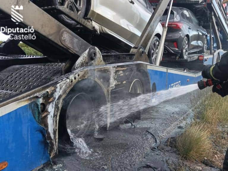 Ha sido necesaria la intervención de los bomberos del Consorcio de Castellón.