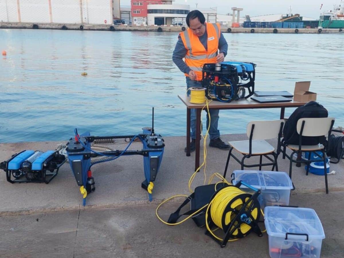 PortCastelló y la UJI desarrollan un proyecto pionero de IA y robótica subacuática