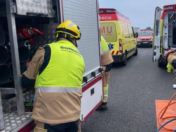 Accidente de tráfico en la N-340 en Vila-real Accidente de tráfico en la N-340 en Vila-real