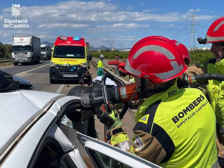 Los heridos fueron trasladados al Hospital de La Plana de Vila-real.