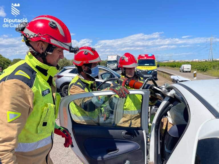 Los heridos fueron trasladados al Hospital de La Plana de Vila-real.