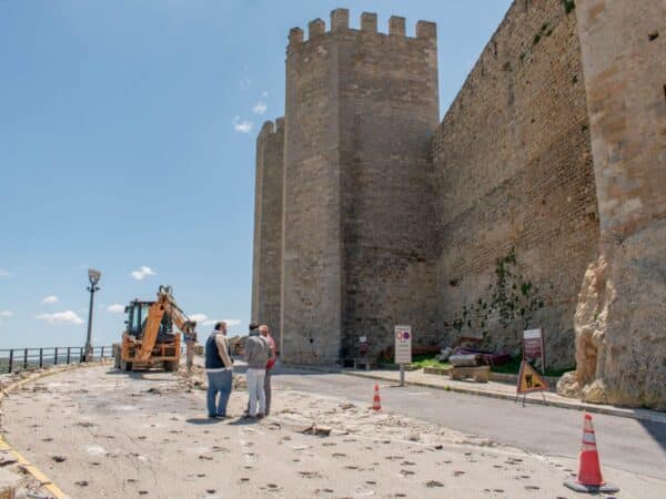 Arrancan las obras de mejora en la entrada a Morella por el portal de Sant Miquel