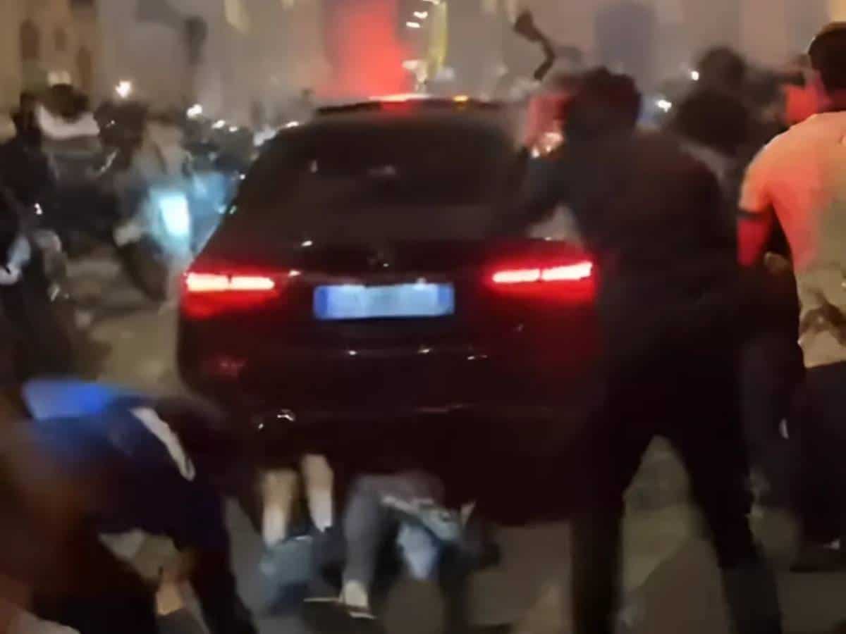 Atropello a hinchas y disturbios tras el triunfo del PSG en la Champions League