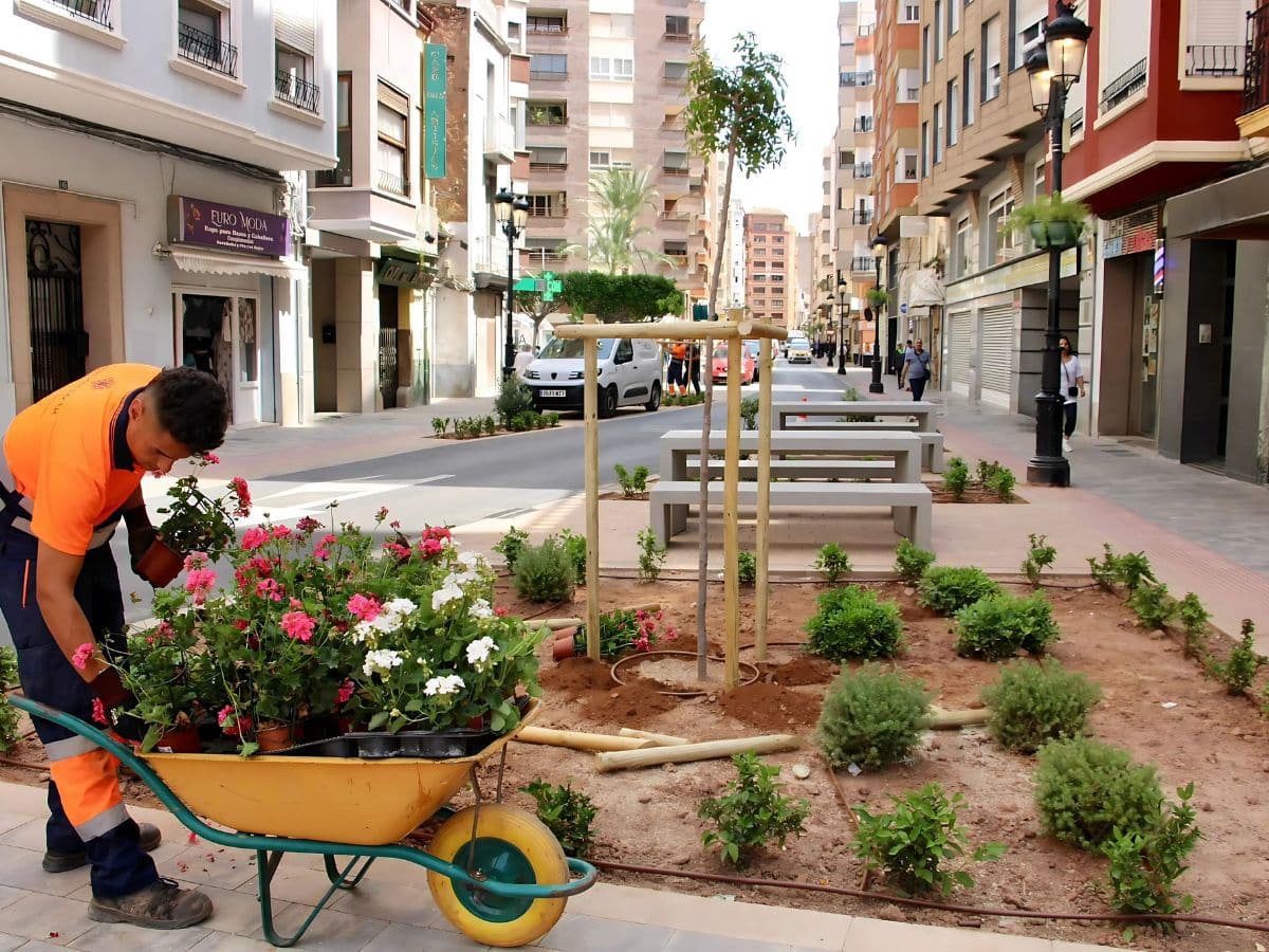 Avanzan las obras de la ZBE en Castellón: La calle Trinidad quedará finalizada esta semana