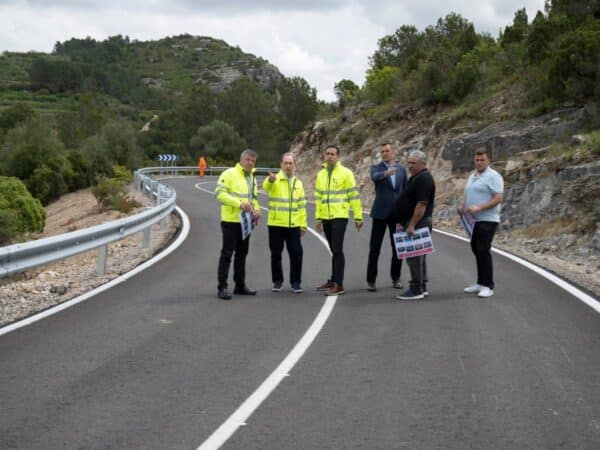 Concluyen las obras en la CV-154 entre La Serratella y la Torre d’en Doménec