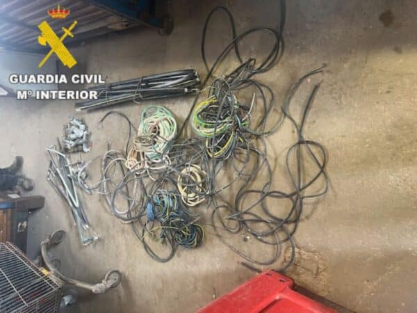Detenido en Segorbe por el robo de material en una nave industrial
