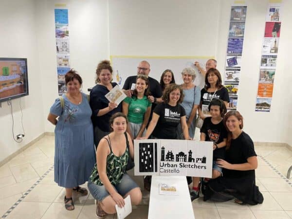 ‘Dibuixem Província’ lleva el arte de Urban Sketchers a las comarcas de Castellón