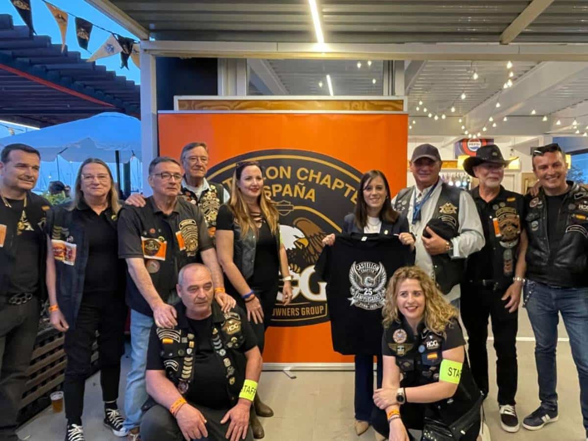 El Grao vibra con el inicio multitudinario del Harley Davidson Castellón Chapter