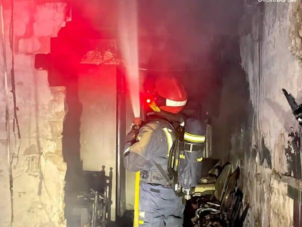Incendio en una tienda de alimentación de Benicàssim