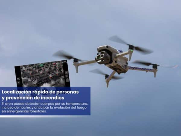 La Policía Local de Onda estrena un dron con inteligencia artificial y cámara térmica
