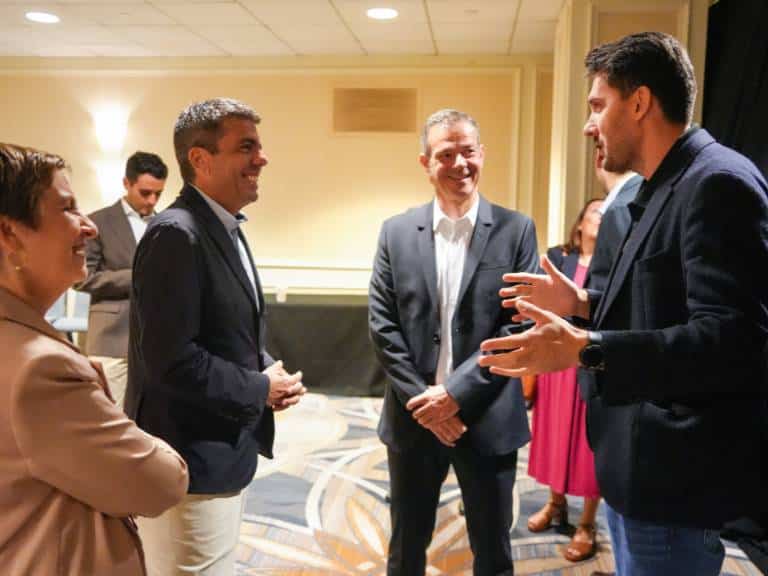 Carlos Mazón destacó la importancia estratégica de Miami para la Comunitat Valenciana, tanto como mercado clave como por su papel de conexión con América Central y del Sur.